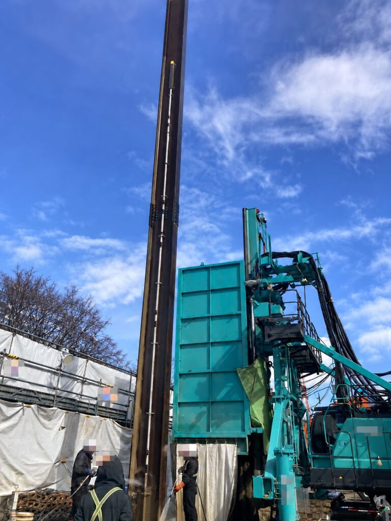 ガイド管建込み状況①
